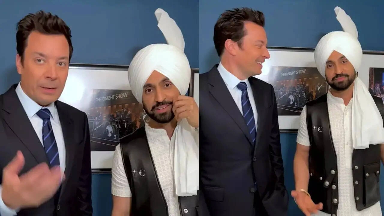 Diljit Dosanjh Steals the Show on Jimmy Fallon, Teaches Bhangra!