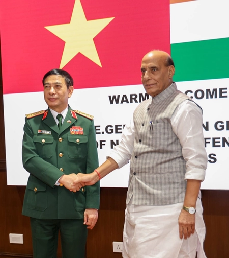 Rajnath Singh Congratulates Vietnam's New Defense Minister