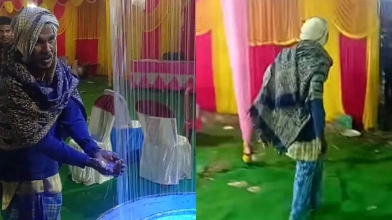 Unique Use of Wedding Fountain Goes Viral on Social Media