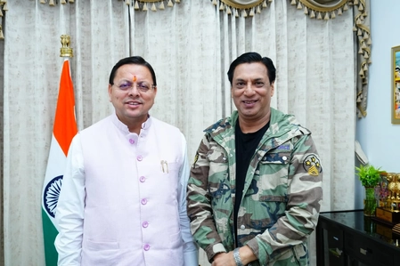 Madhur Bhandarkar Meets CM Dhami to Boost Uttarakhand Film Hub