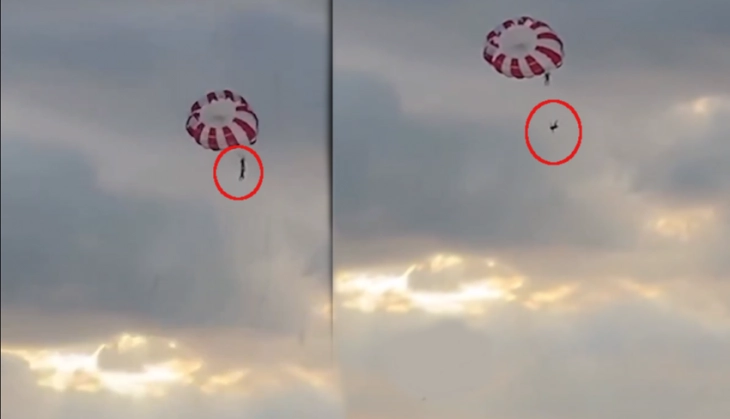 Man Falls Hundreds of Feet While Paragliding: Shocking Video