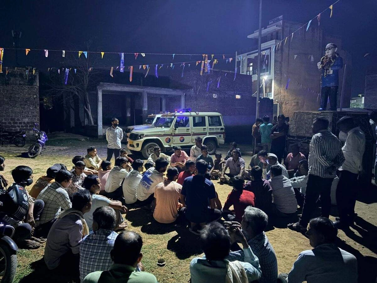 Altercation at Ambedkar Statue in Dholpur; Police Deployed