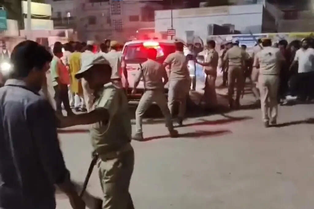 Watch: Tension as BJP and Congress Clash in Sujangarh Event