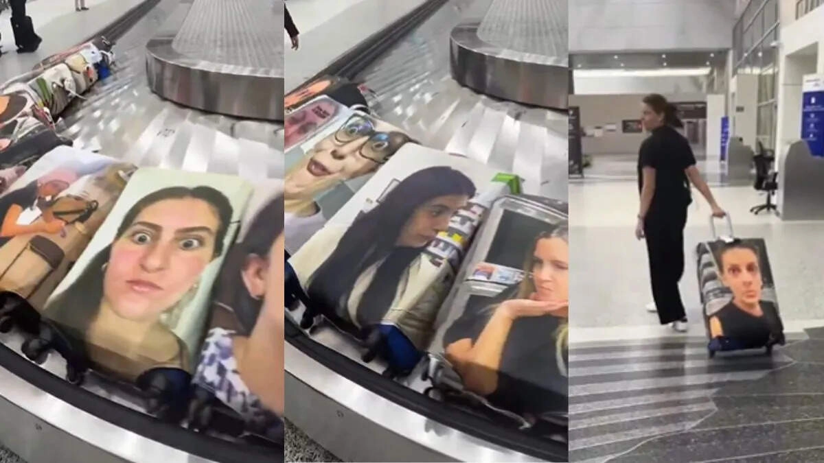 New Viral Hack for Luggage Trolley Bags on Social Media