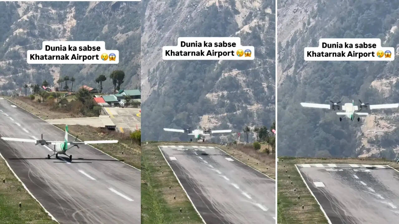 Shocking Video of the World's Most Dangerous Airport Takeoff