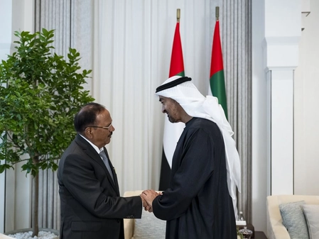 NSA Ajit Doval Meets UAE President; Discusses Bilateral Ties