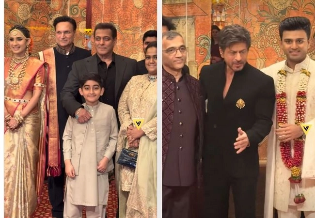 Salman and Shahrukh Khan Attend Rajat Sharma's Daughter's Wedding