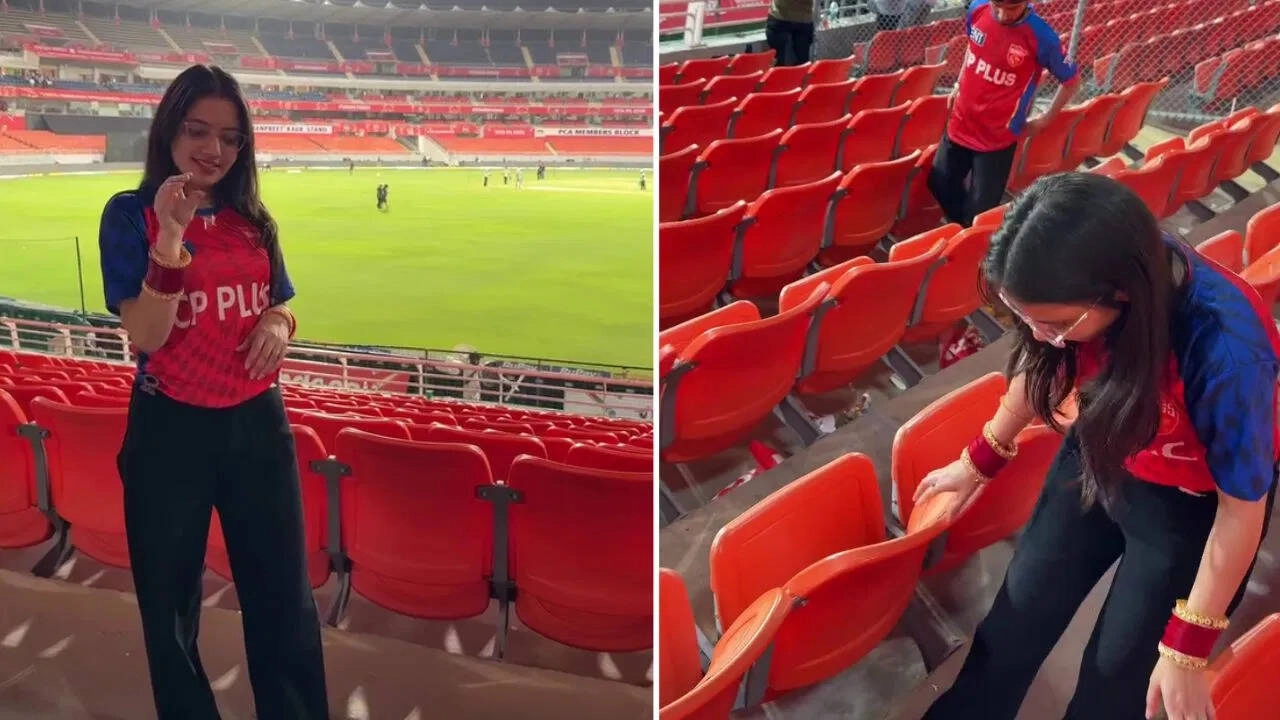 Fun Viral Video from SRH vs PBKS Match: Woman's Ring Stuns Fans