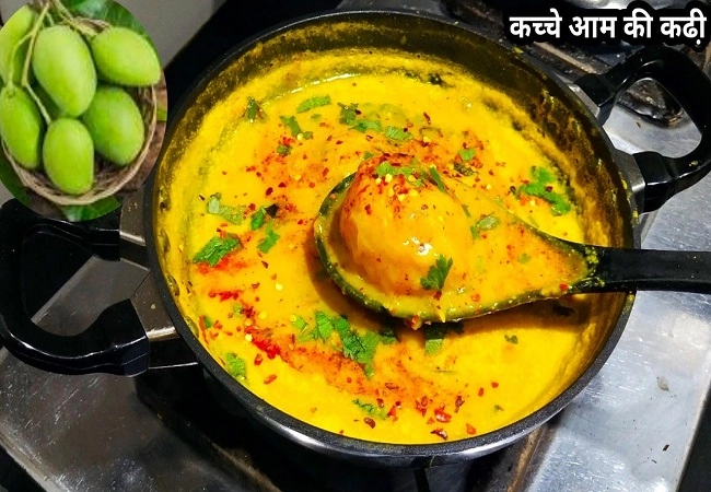 Sweet-Sour Kadhi: Summer Delight with Raw Mango, No Tamarind