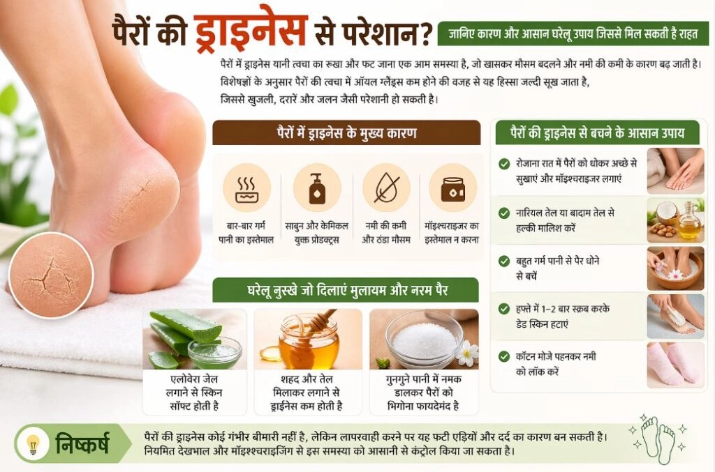 Relieve Dry Feet: Causes and Simple Home Remedies