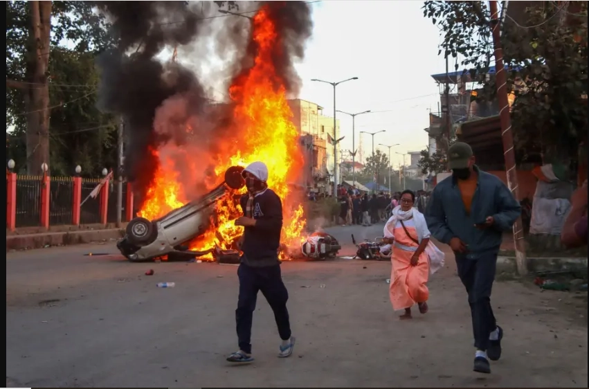 Violence in Manipur: Two Children and Two Protesters Killed