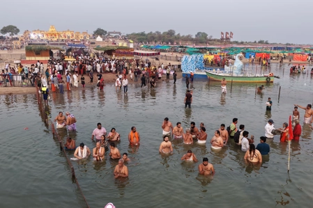 Religious Festival Saraswati Anty Pushkaralu Begins in Kaleshwaram