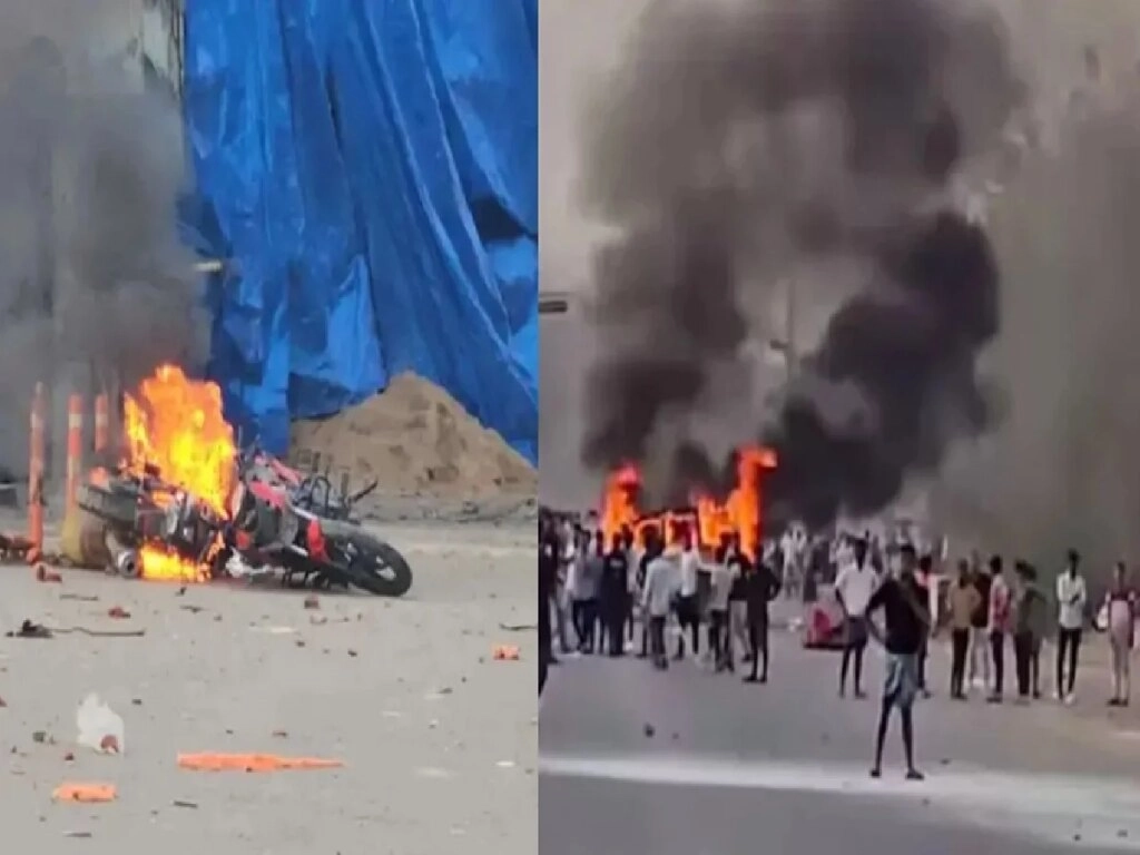 Bengal Violence: TMC Office Torched, Kolkata Market Vandalized