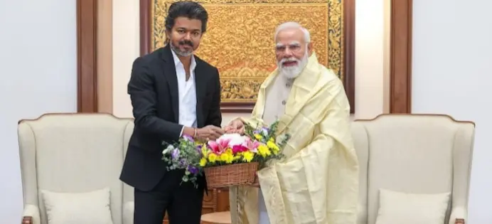 Vijay Urges State Anthem Before Vande Mataram in PM Modi Meet