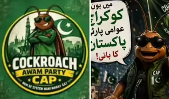 Pakistan Youth Launch Cockroach Awami Party Amid India's Wave