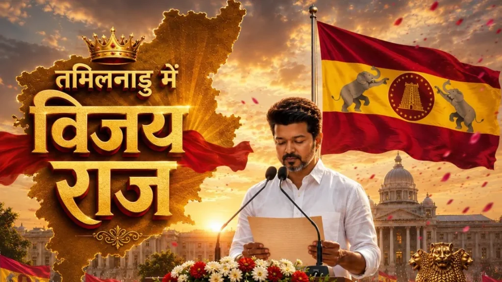 Vijay Raj to be sworn in as CM of Tamil Nadu at Nehru Stadium