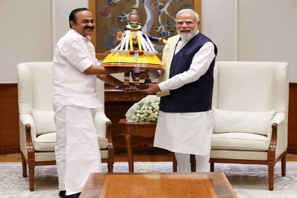 Kerala CM VD Satheesan's Courtesy Call on PM Modi