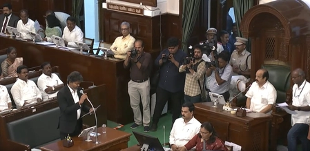 CM Vijay Presents Trust Vote, Support from Congress and Left
