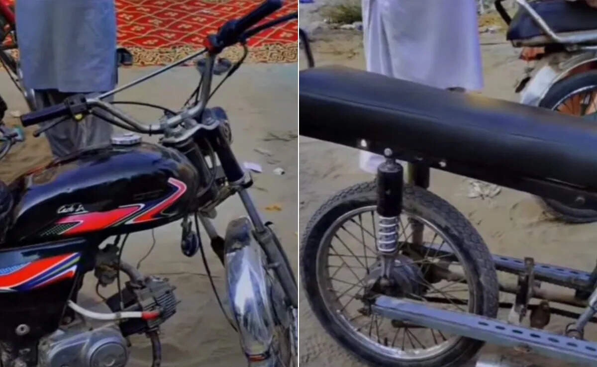 Unique Bike Breaks Modification Limits, Becomes Talk of the Town