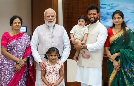 Ram Mohan Naidu Meets PM Modi: An Emotional Family Moment