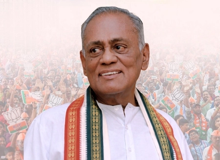 Tributes to BJP's former president Jana Krishnamurthy on his birth anniversary