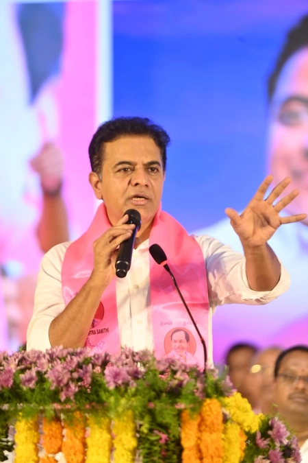 KTR Accuses Telangana Govt of Plotting to End Free Power for Farmers