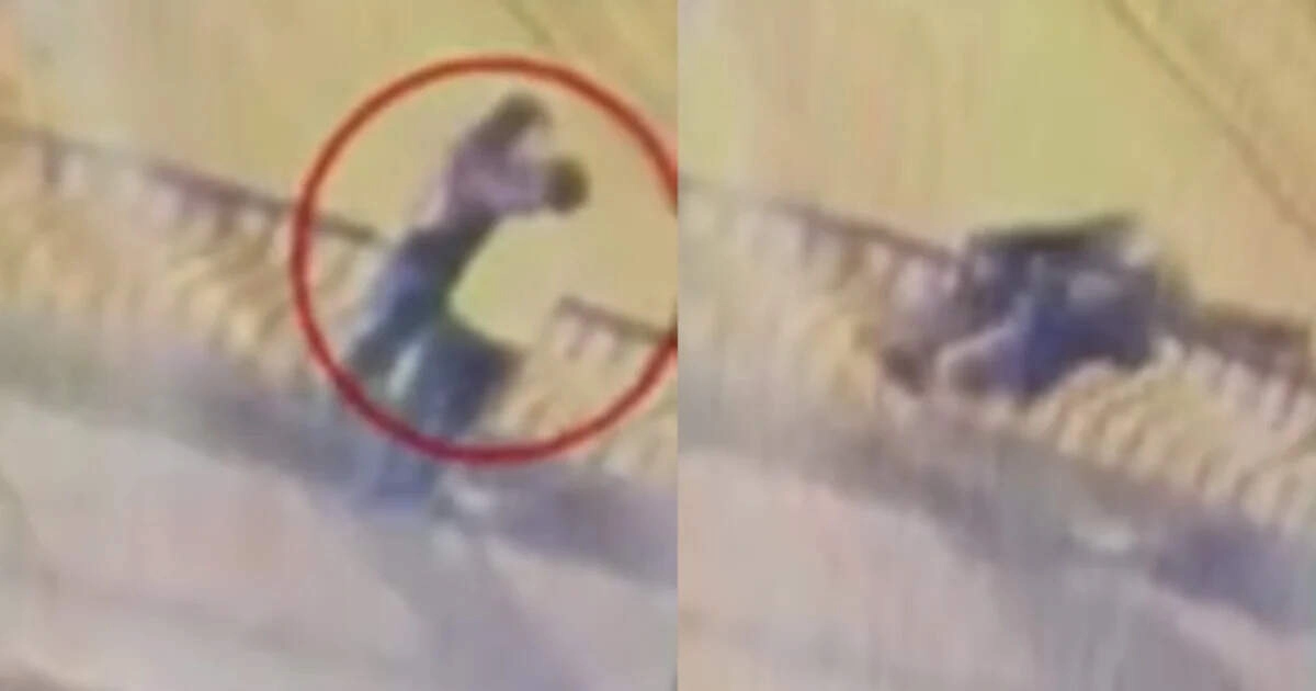 Couple in Love Falls During Accident, Video Goes Viral