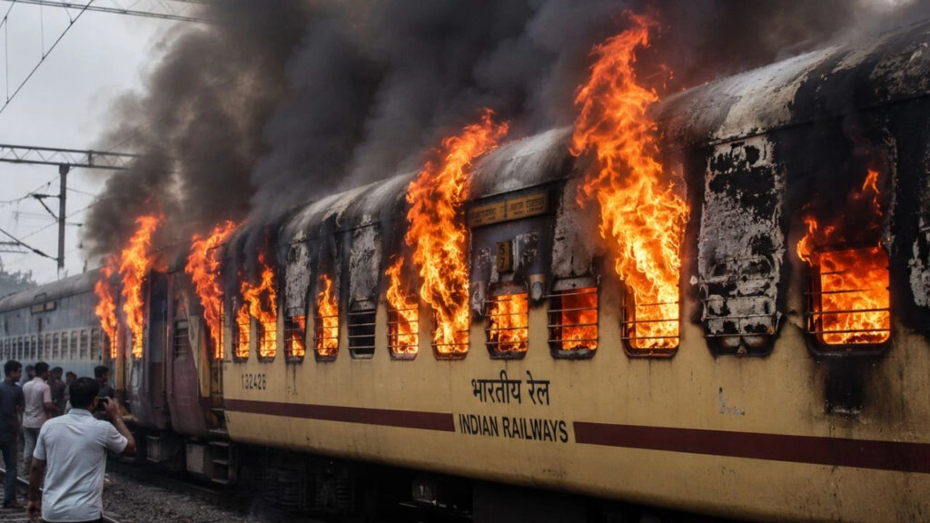 Massive Fire in Mithila Express Causes Panic Among Passengers