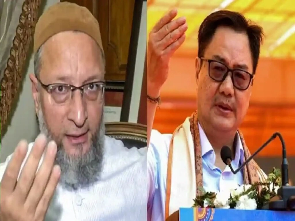 Owaisi Ignites Debate on Muslim Minority Status After Rijiju's Remarks