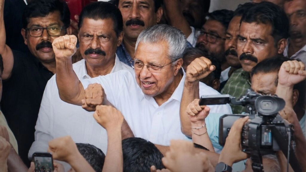 ED Raids Former CM Vijayan's Home; Supporters Clash