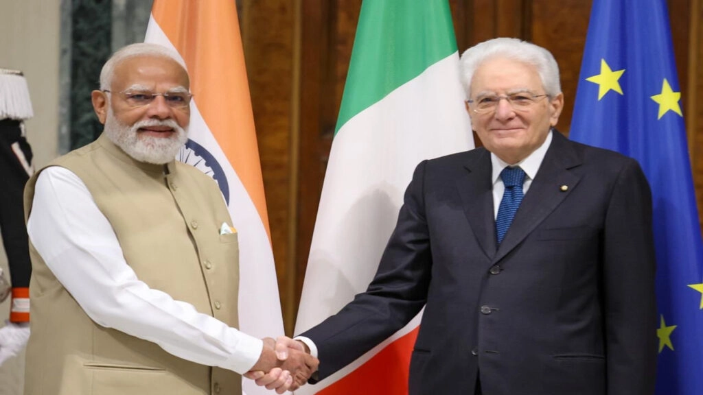 PM Modi Meets Italian President Mattarella to Discuss AI and Space