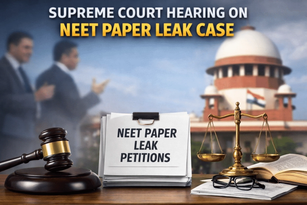 SC Criticizes NTA: "No Lessons Learned" in NEET Case