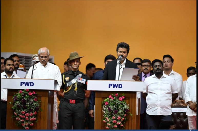Vijay Sworn in as Tamil Nadu CM with Nine Cabinet Ministers