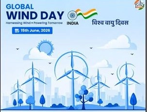 India to Host 'Global Wind Day' 2026, Aiming for 100 GW by 2030