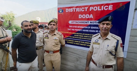 Jammu-Kashmir: Doda Police Seizes Residential Property Worth 52 Lakh