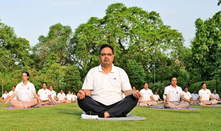 CM Bhajan Lal Sharma Advocates Yoga for a Healthy Rajasthan