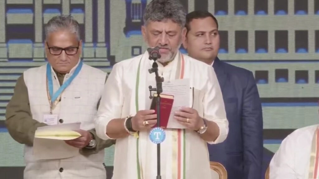 DK Shivakumar Sworn in as Karnataka Chief Minister