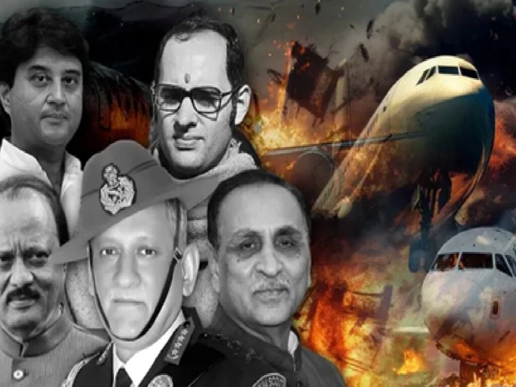 Notable Indian Figures Who Died in Plane Crashes