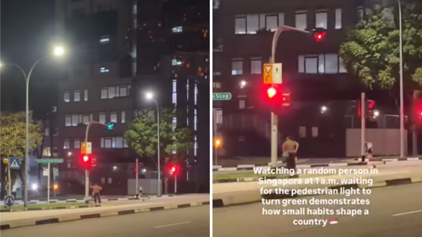 Viral Video: Singapore's 1 AM Red Light Stops, Indians Envy