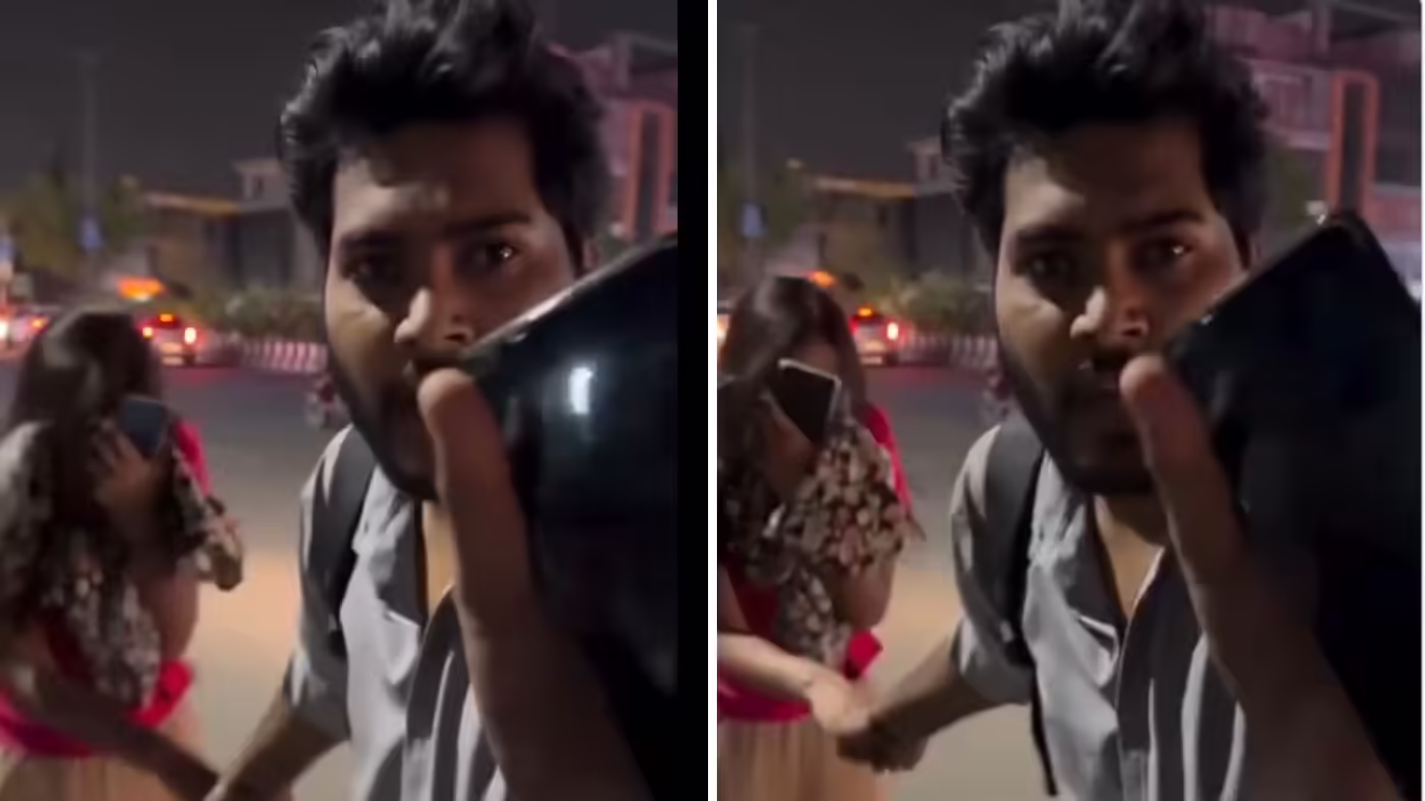 Woman Steals Phone Under Pretense of Needing a Lift, Viral Video