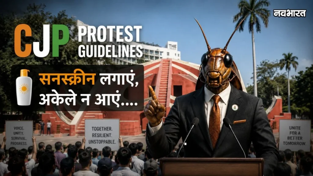Apply Sunscreen: Cockroaches Protest at Jantar Mantar Tomorrow