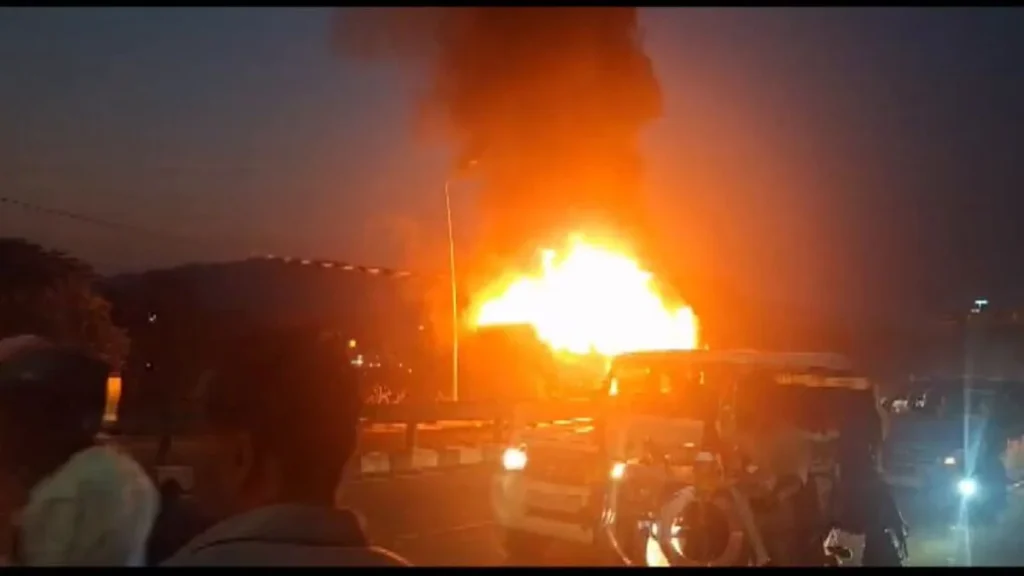 Bus Fire in Haridwar: 35 Rajasthan-Bound Passengers Safe