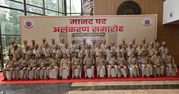 Honor Ceremony at Delhi Police Headquarters
