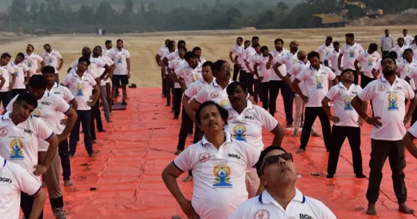 Yoga Day Celebrated at Pakur Divisional Jail