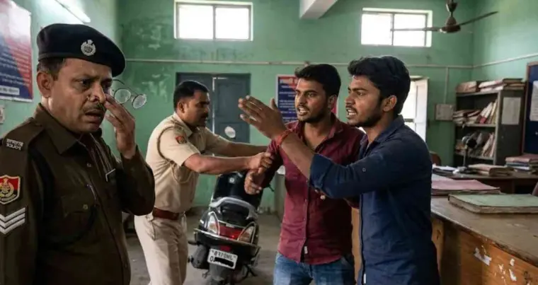 Two Youths Arrested After Clash with Traffic Police in Ranchi