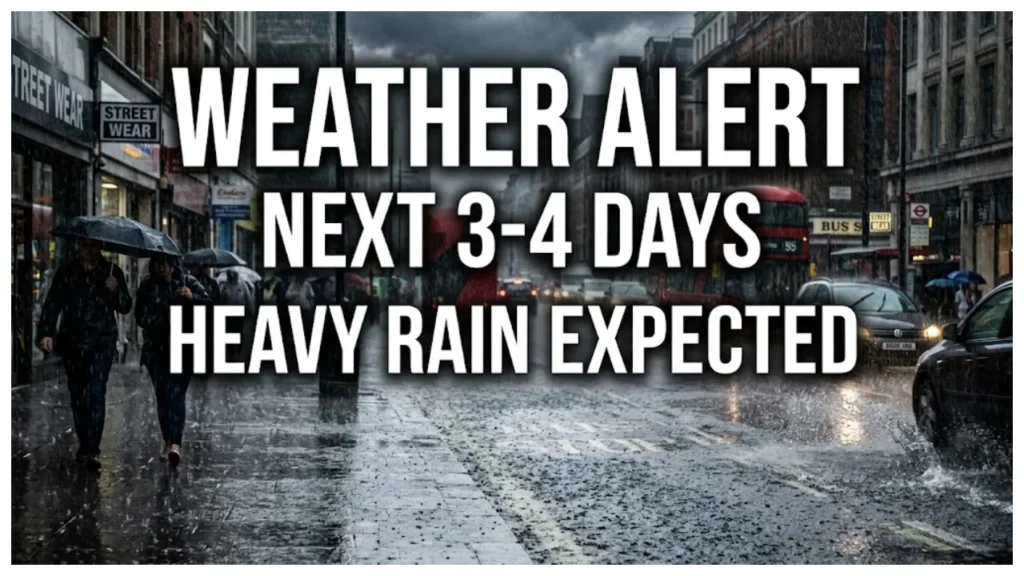 Heavy Rain Alert in 15+ States: 3-4 Day Weather Forecast