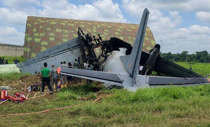 Indian Air Force AN-32 Crash in Jorhat During Landing: Video Emerges