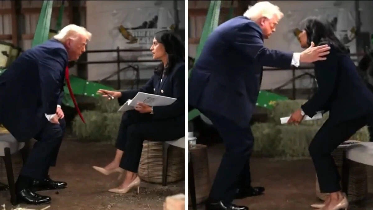 Trump's Heated Debate with Anchor Goes Viral During Live Interview