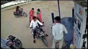 Petrol Pump Chaos: Boy's Viral Act While Girls Were Watching