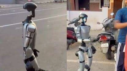 Robot Beggar on Chinese Streets Goes Viral on Social Media